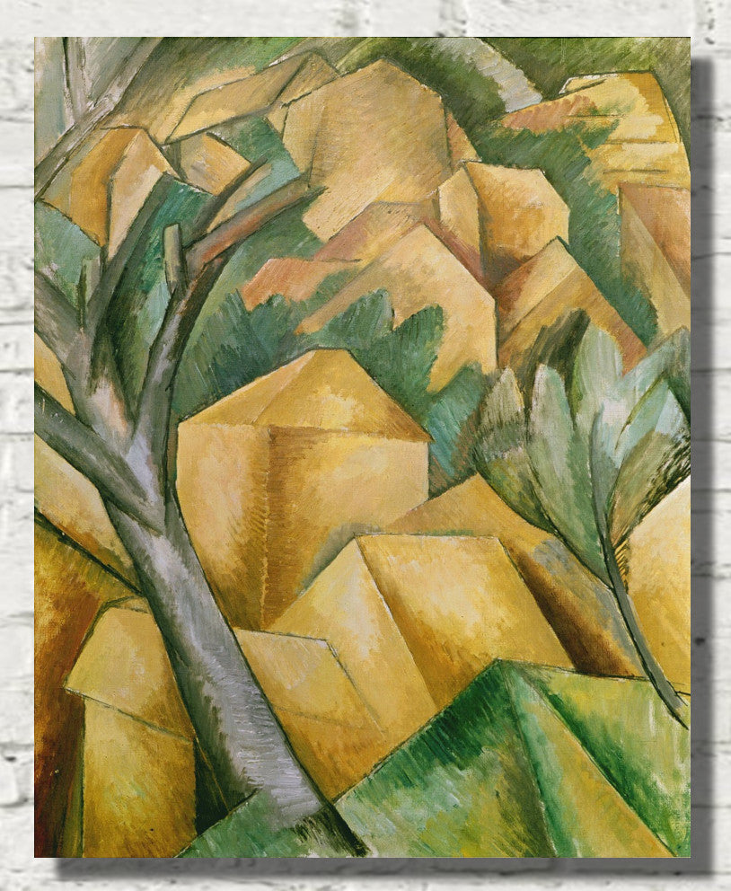 Maisons à l'Estaque (Houses at L'Estaque), Georges Braque