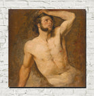 Male Nude, Sitting, William Etty