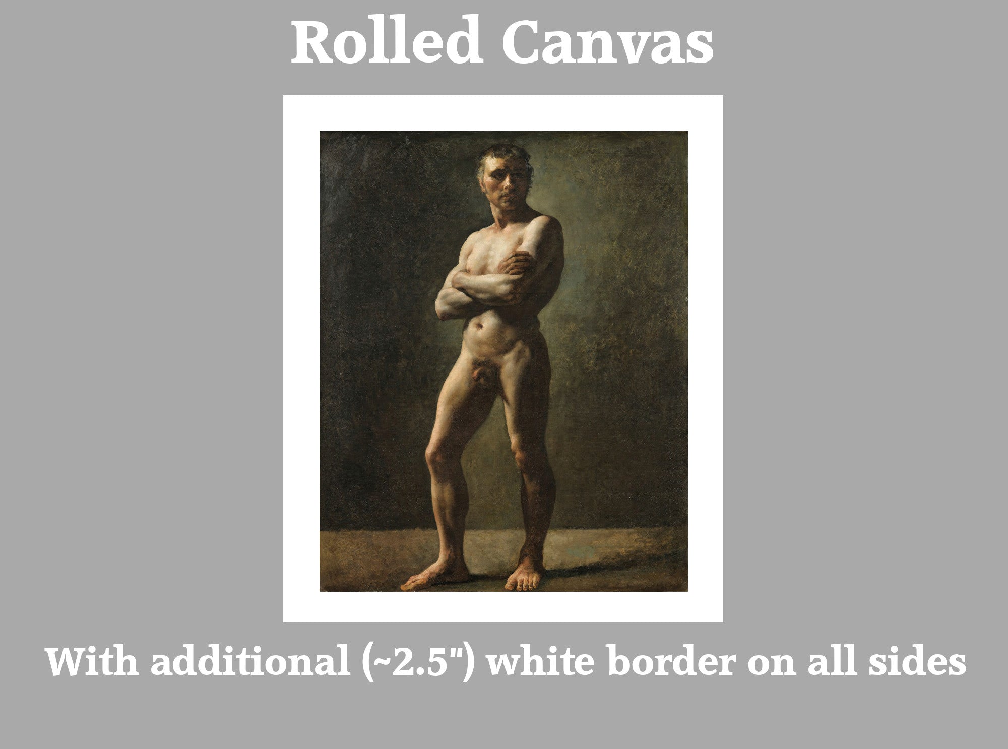 Man’s Academy, Crossed Arms, Théodore Géricault