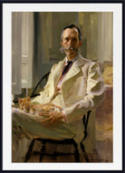 Man with the Cat (Henry Sturgis Drinker), Cecelia Beaux Fine Art Print