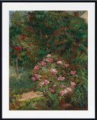 Gustave Caillebotte Fine Art Print : Flower bed, Petit Gennevilliers garden