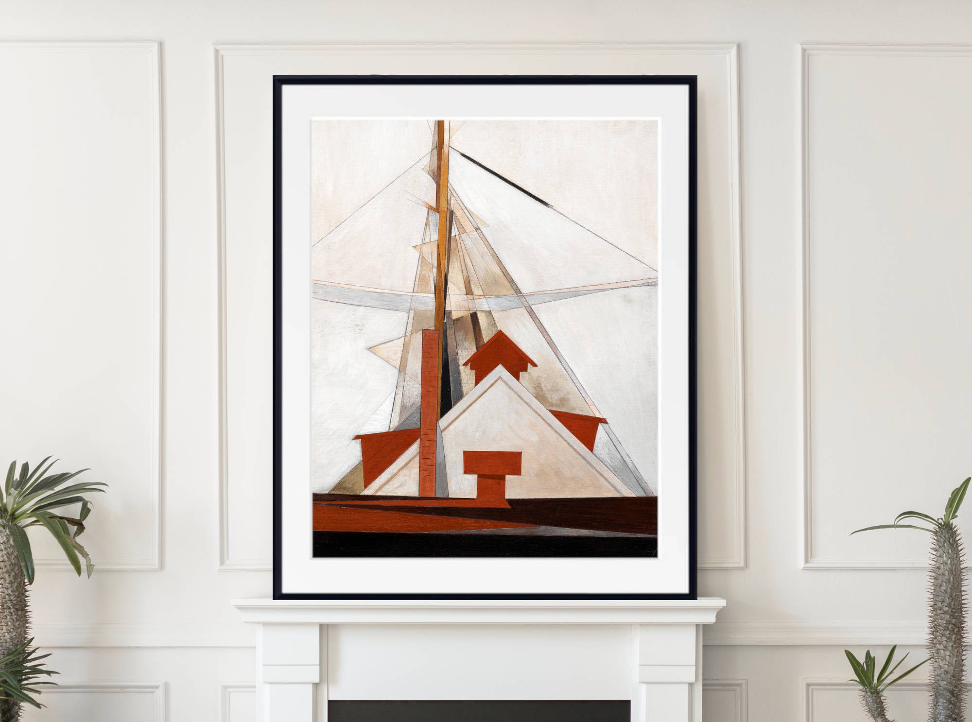 Charles Demuth Print, Masts (1919)