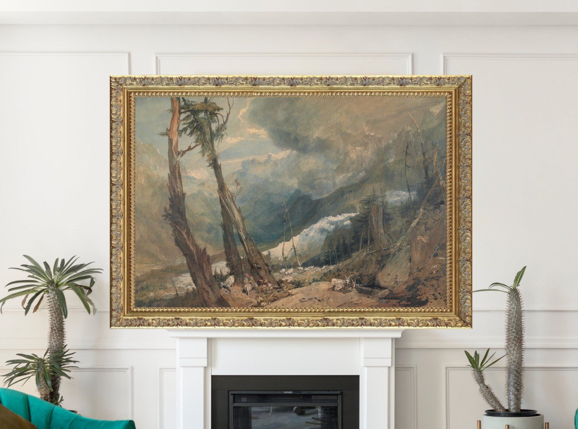 Mer de Glace, in the Valley of Chamouni, Switzerland (1803) by William Turner