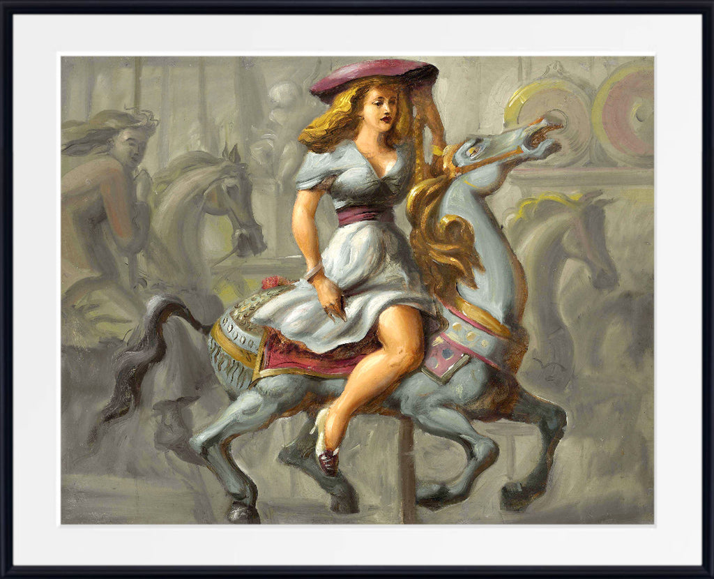 Reginald Marsh, Merry-Go-Round: A Double-Sided Work