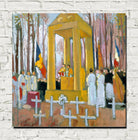 Mass in front of the tomb of Ernest Psichari (1824) by Maurice Denis