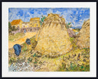 Vincent Van Gogh Print, Wheat stacks (1888)