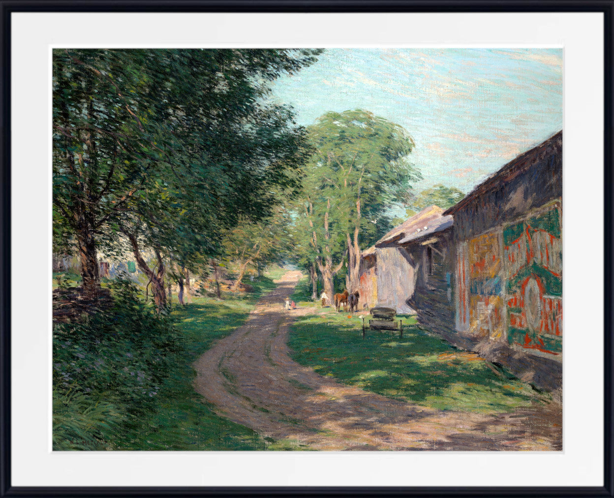 Midsummer Shadows (1911) by Willard Metcalf