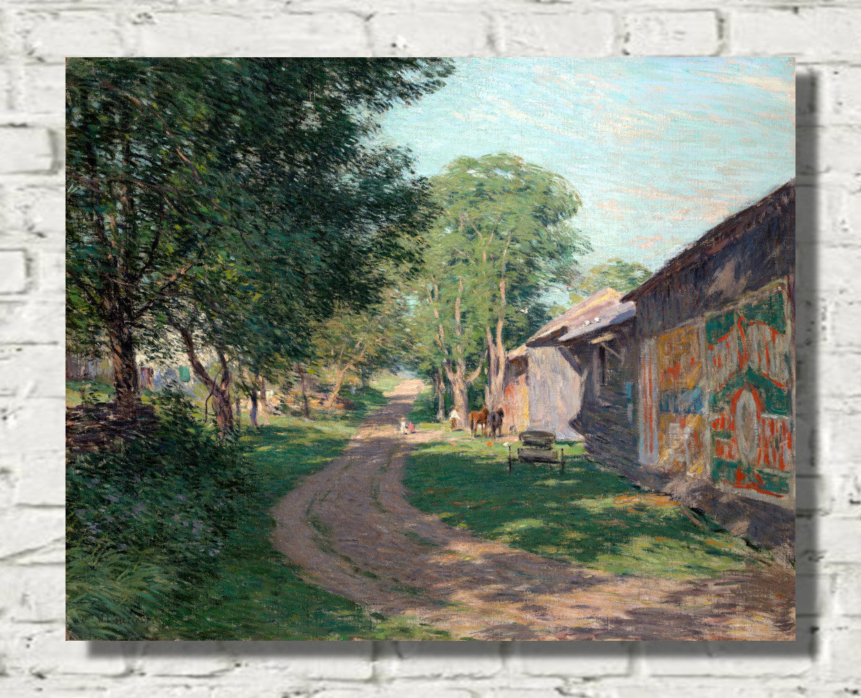 Midsummer Shadows (1911) by Willard Metcalf