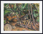 Paul Cézanne Post-Impressionist Fine Art Print, Millstone in the Park of the Château Noir