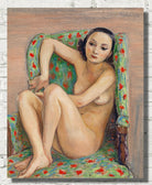 Model in a Green Chair (1928), Nils Dardel
