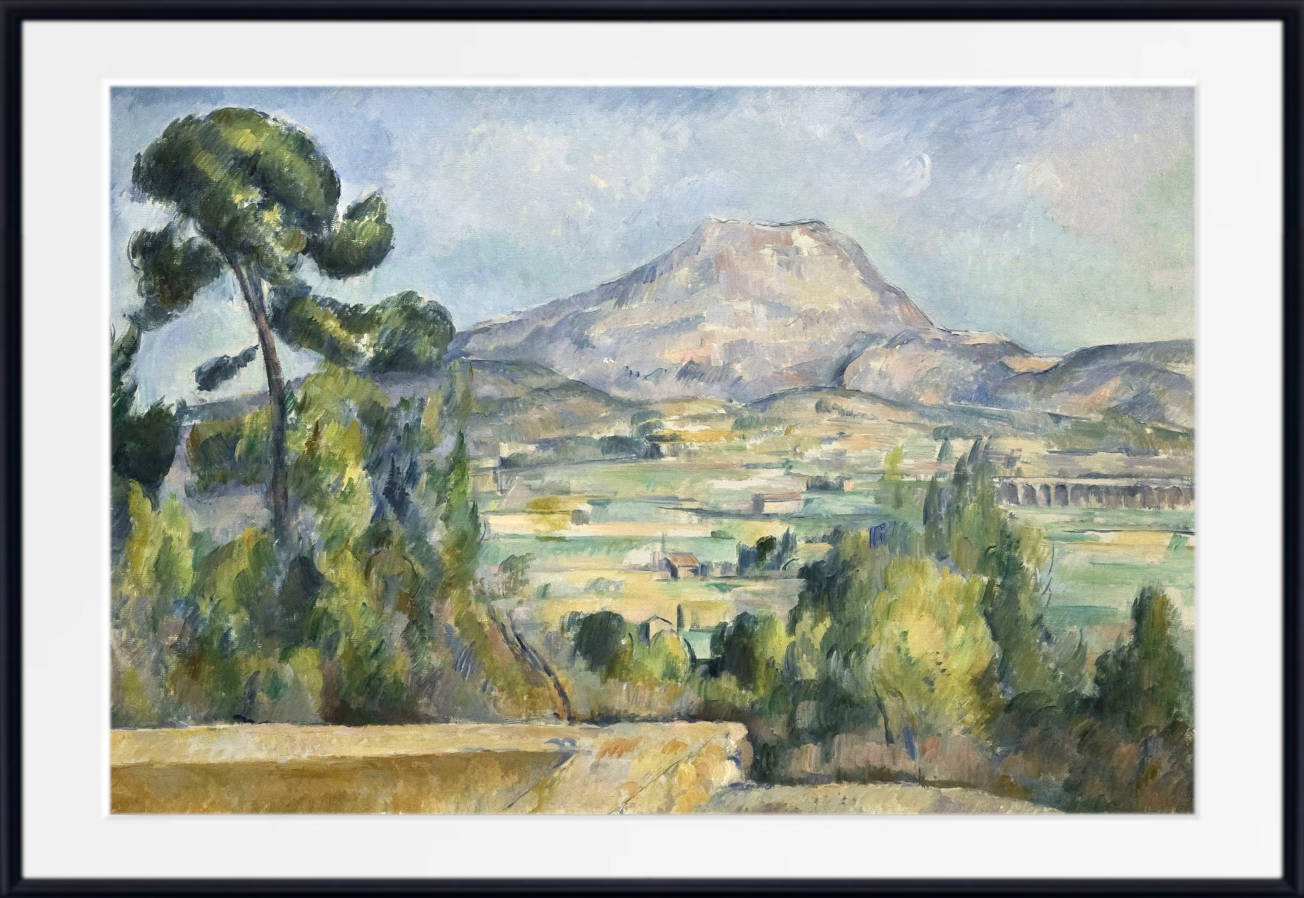 Paul Cézanne Print, Montagne Saint-Victoire (1890)