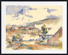 Paul Cézanne Print, Montagne Sainte-Victoire from Gardanne (1887)