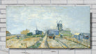 Vincent van Gogh Print, Montmartre mills and vegetable gardens