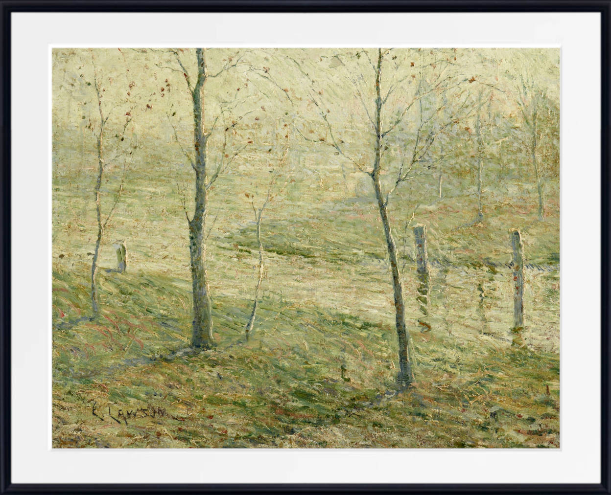 Ernest Lawson Print, Morning Mist (1904)