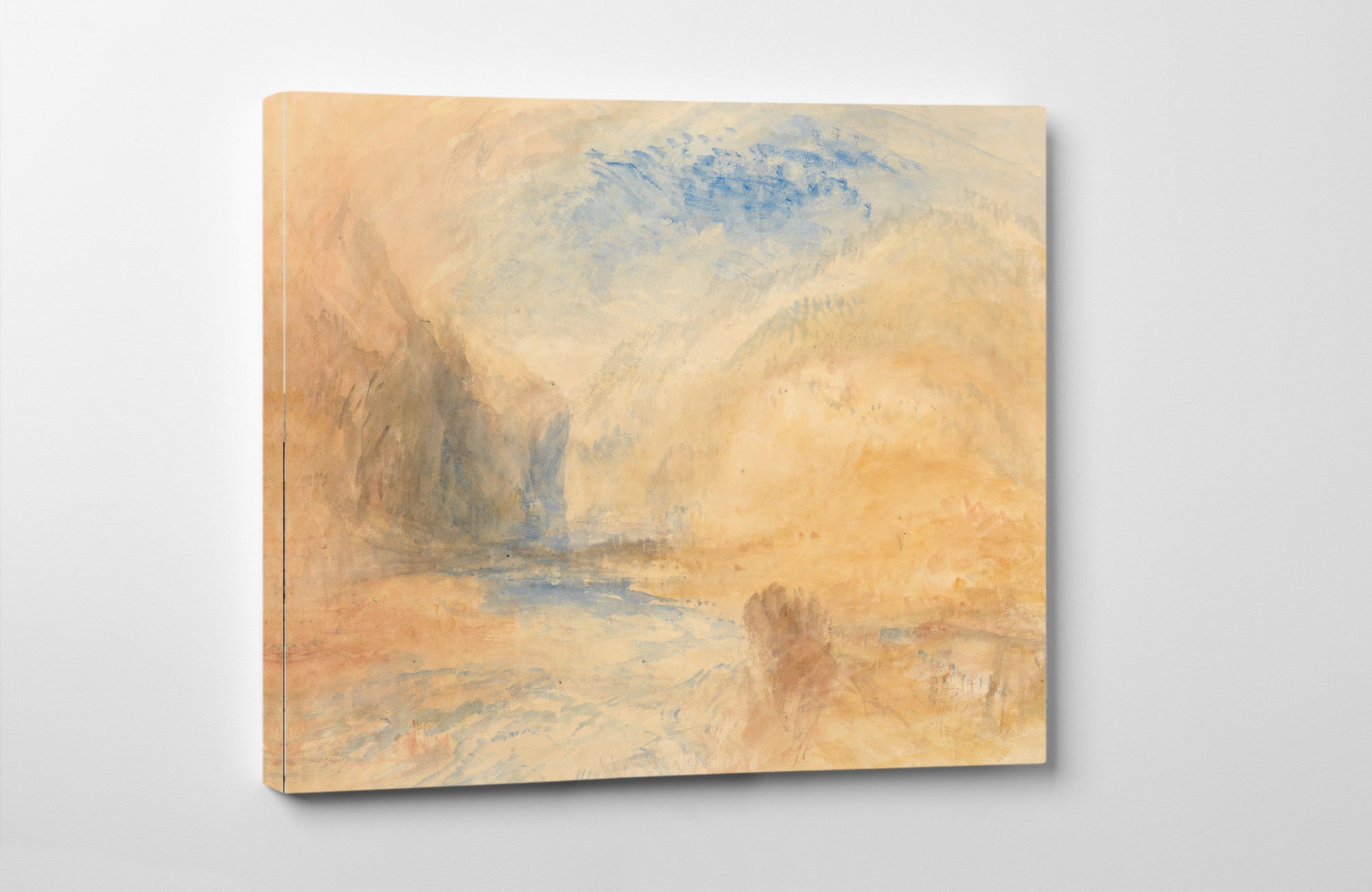 Mountain Landscape with Lake (1842) by William Turner