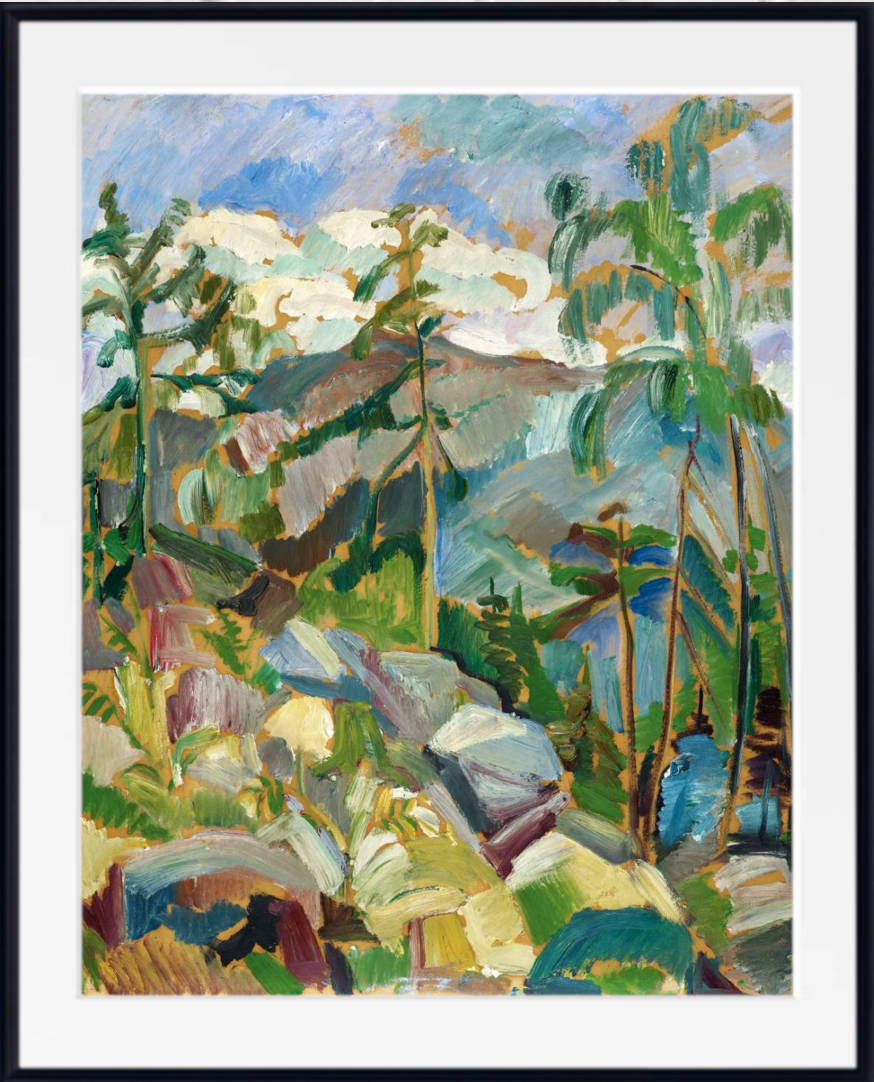 Mountain Landscape, Oskar Moll