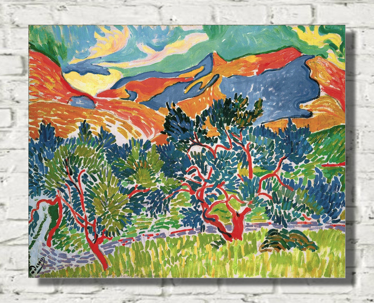 Mountains at Collioure, by André Derain