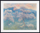 Sheep With Almond Trees (1903) by William Degouve de Nuncques
