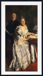 Cecelia Beaux Print, Mr. and Mrs. Anson Phelps Stokes (circa 1898)