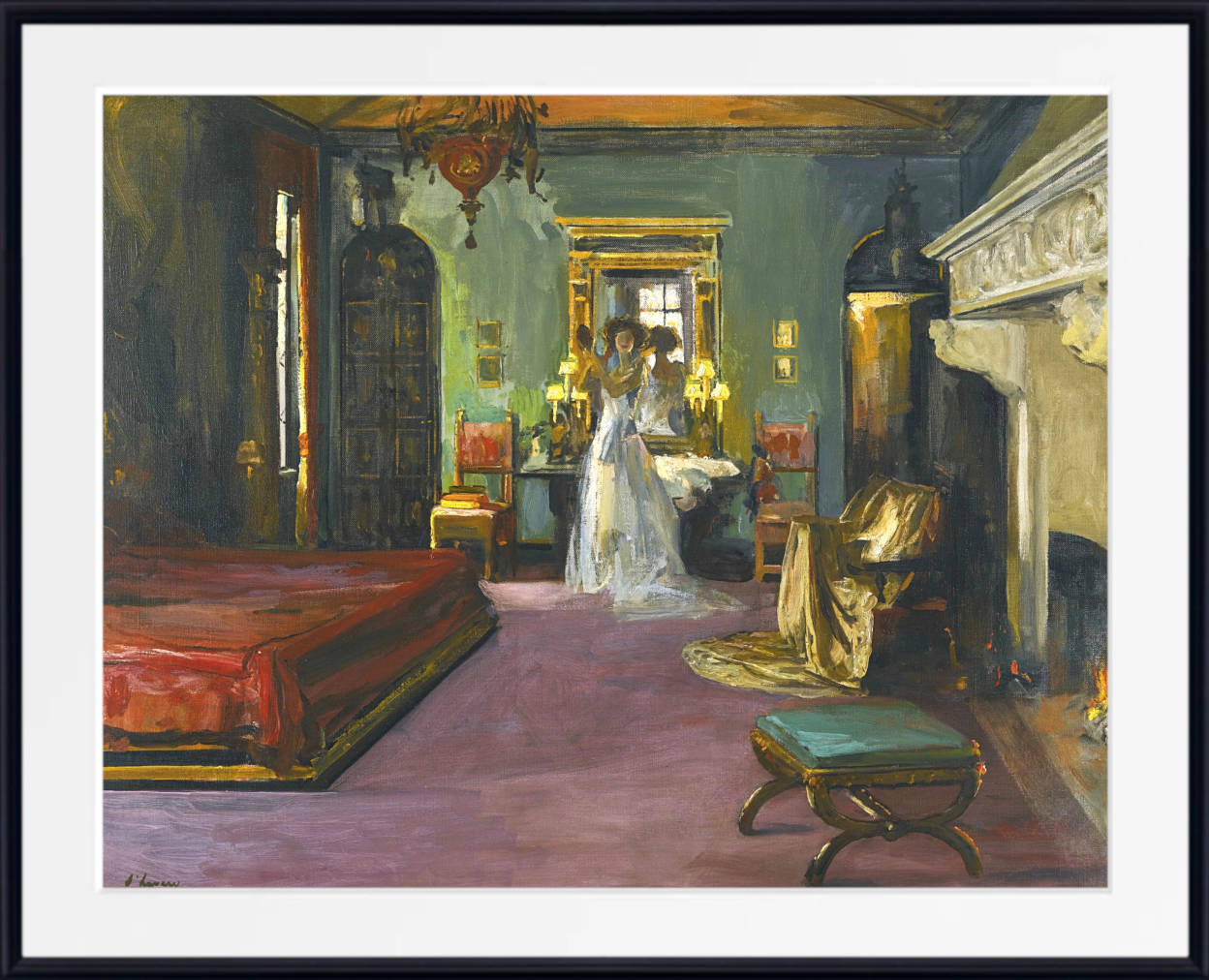 John Lavery Print, Mrs Rosen’s Bedroom (1926)