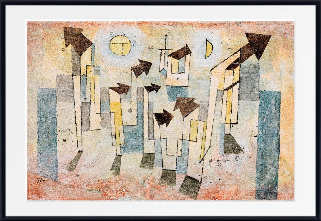 Mural from the Temple of Longing, Paul Klee Fine Art Print