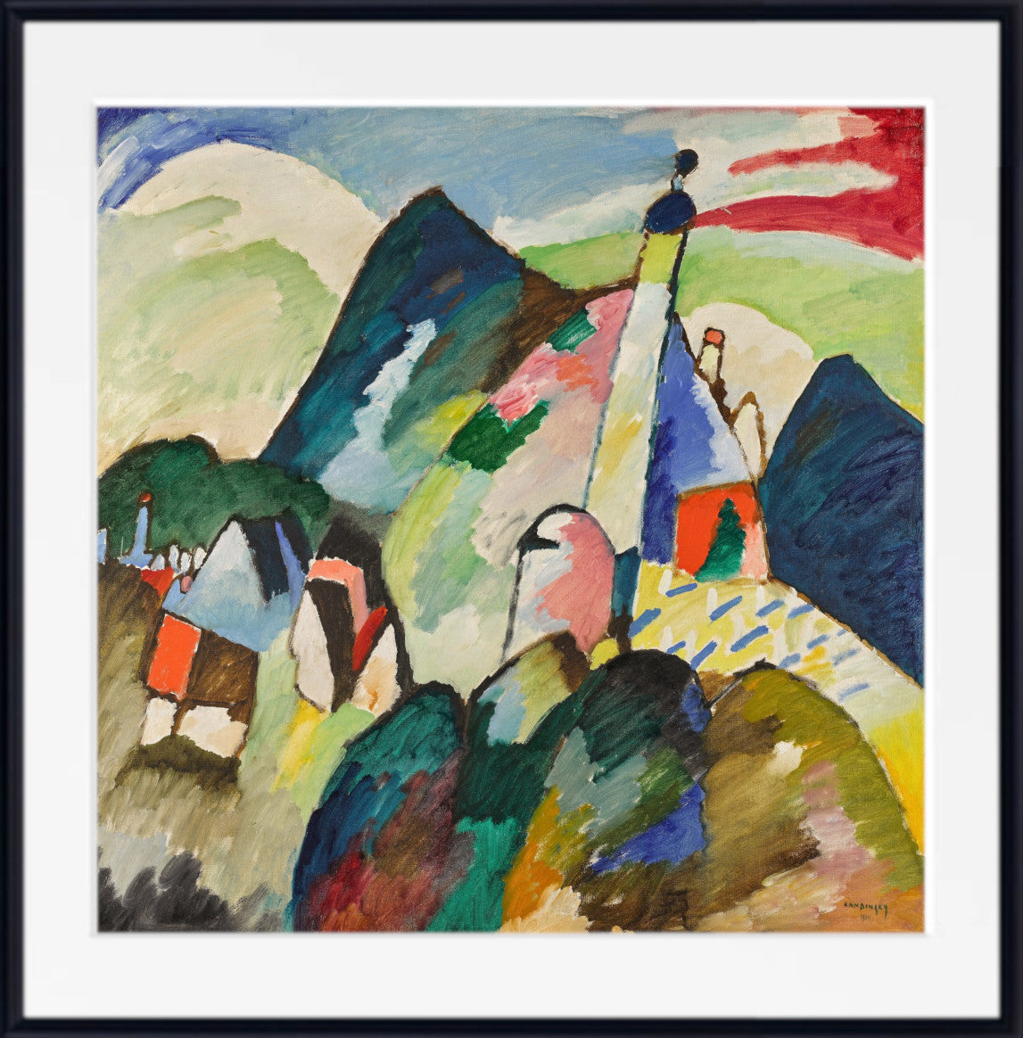 Wassily Kandinsky - Murnau mit Kirche II