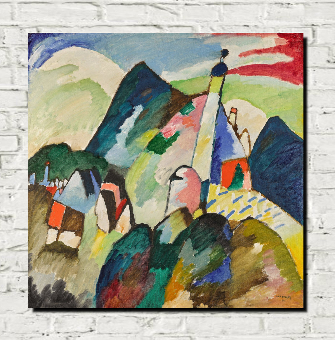 Wassily Kandinsky - Murnau mit Kirche II