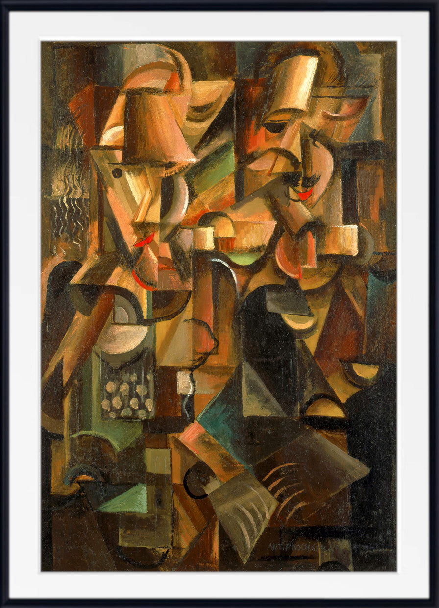 Man and Woman (1915) by Antonín Prochazka