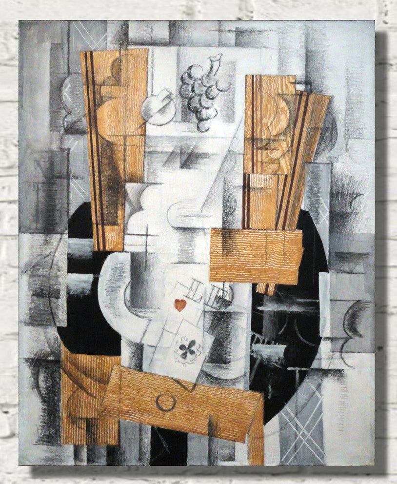 Nature morte (Fruit Dish, Ace of Clubs), Georges Braque