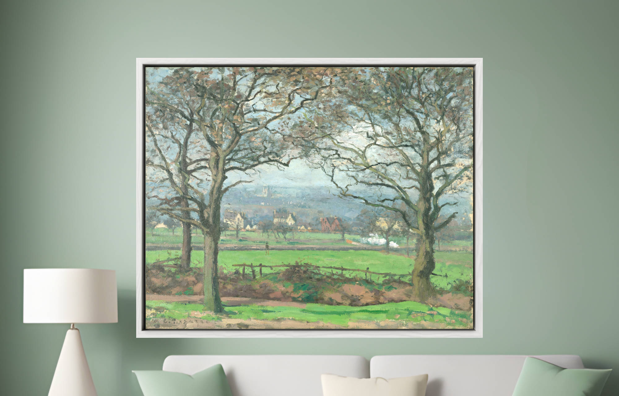 Camille Pissarro Print, Near Sydenham Hill (1871)