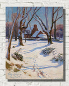 Henry Moret Print, Snow in Brittany (1892)