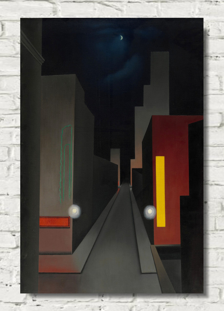 George Ault Fine Art Print, New Moon, New York