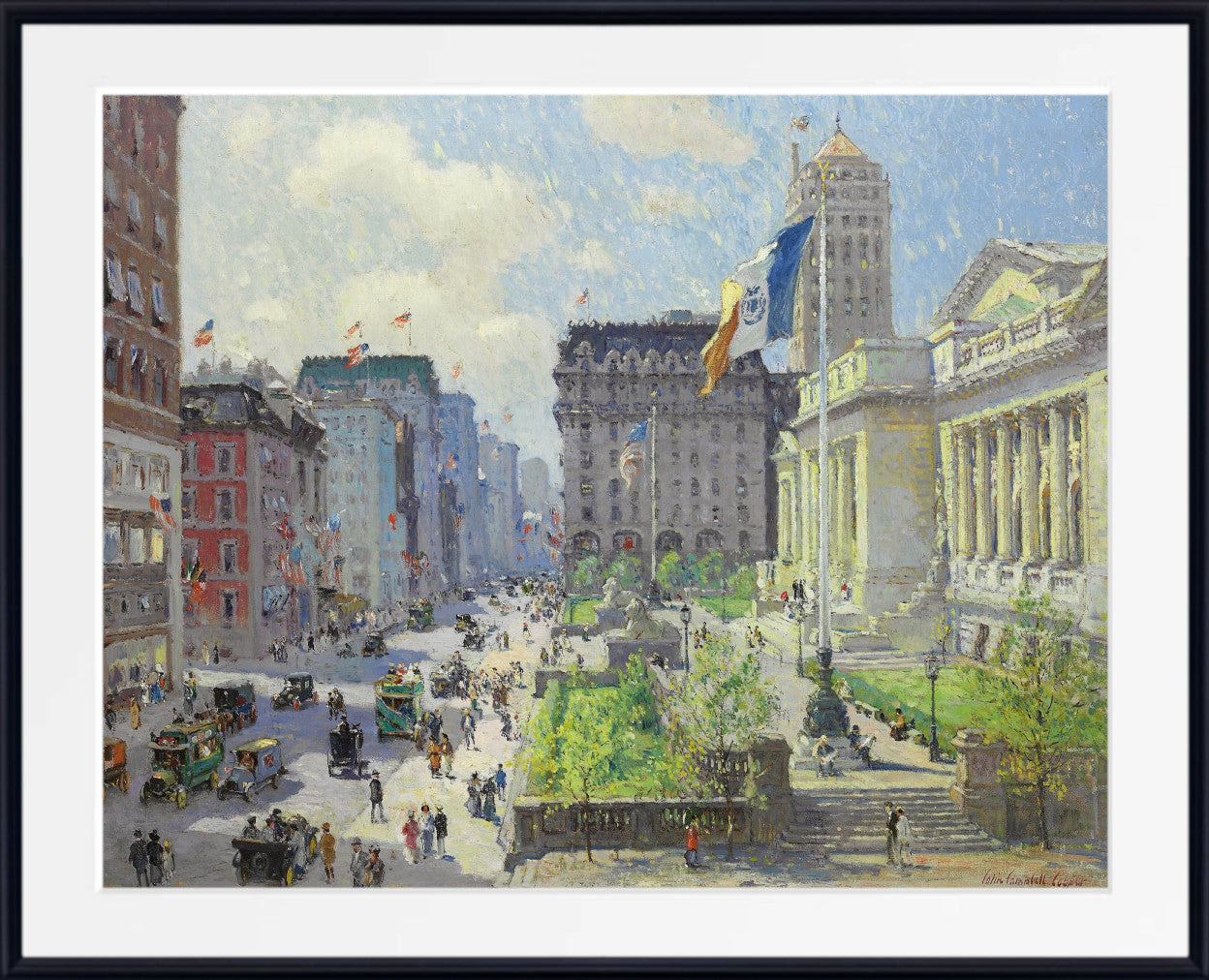 Colin Campbell Cooper, New York Public Library (1910s)