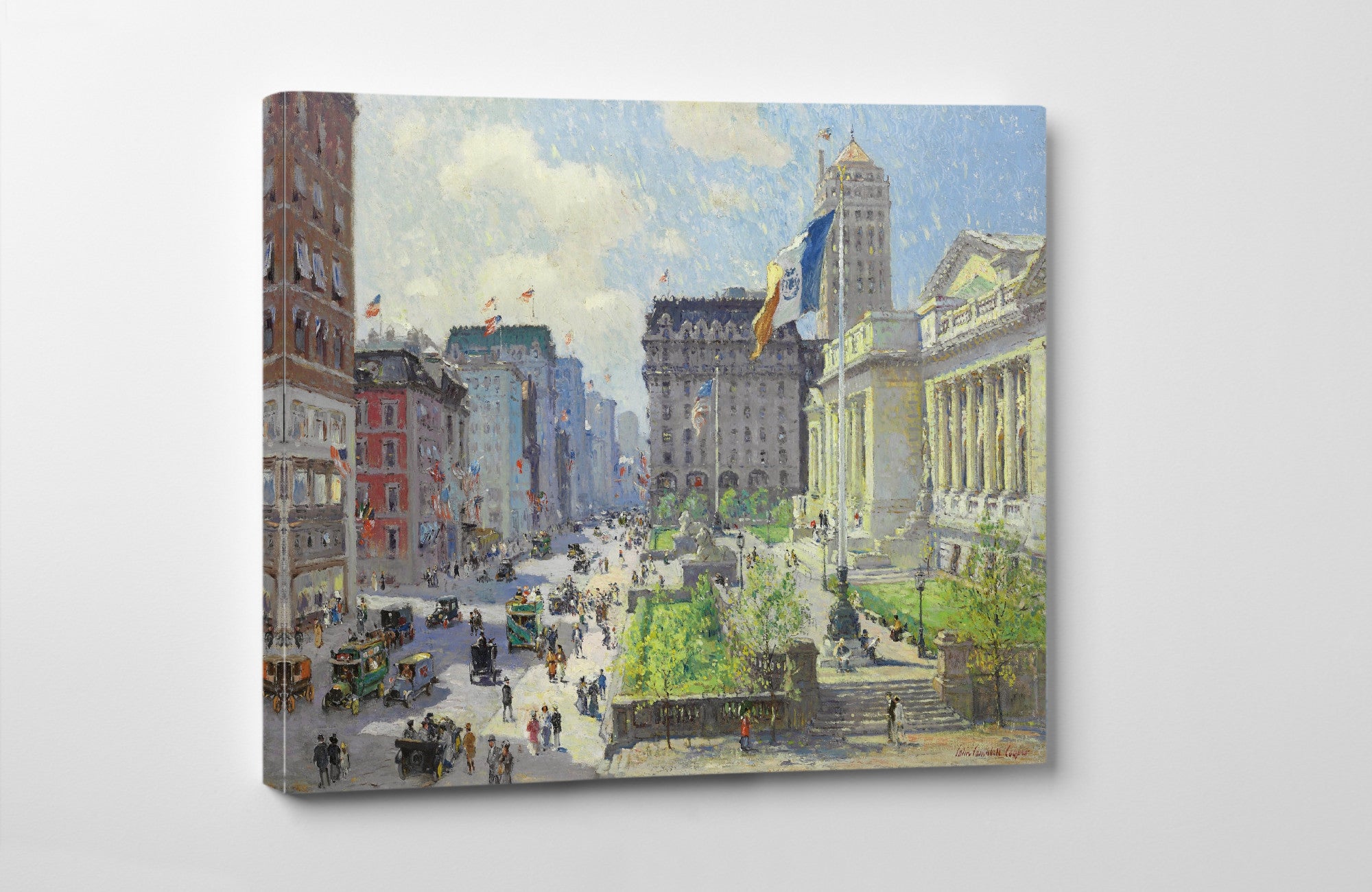 Colin Campbell Cooper, New York Public Library (1910s)