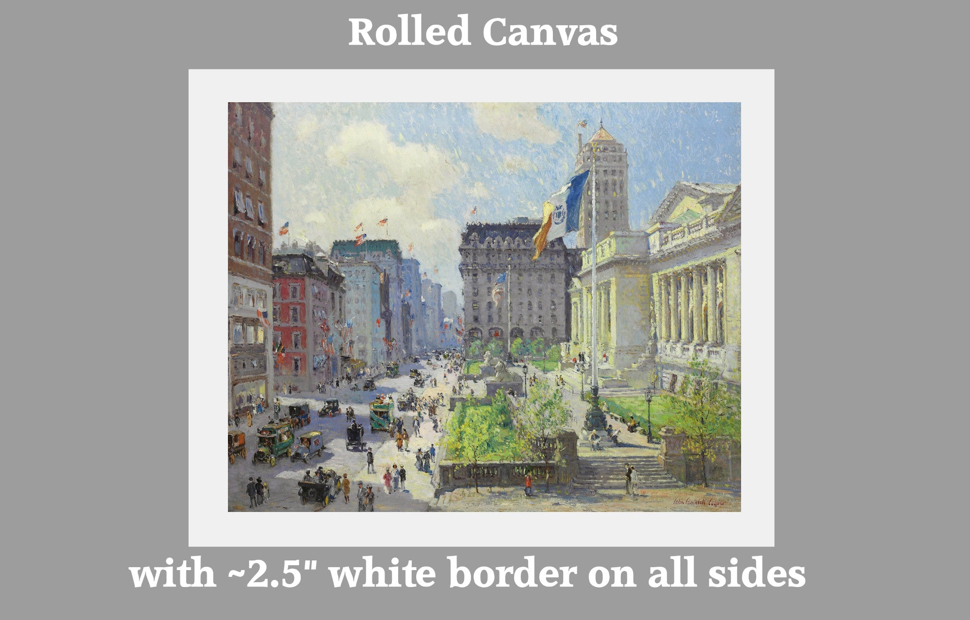 Colin Campbell Cooper, New York Public Library (1910s)