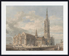 North East View of Grantham Church, Lincolnshire (1797) by William Turner