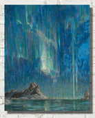 Anna Boberg, Northern Lights, Study from North Norway
