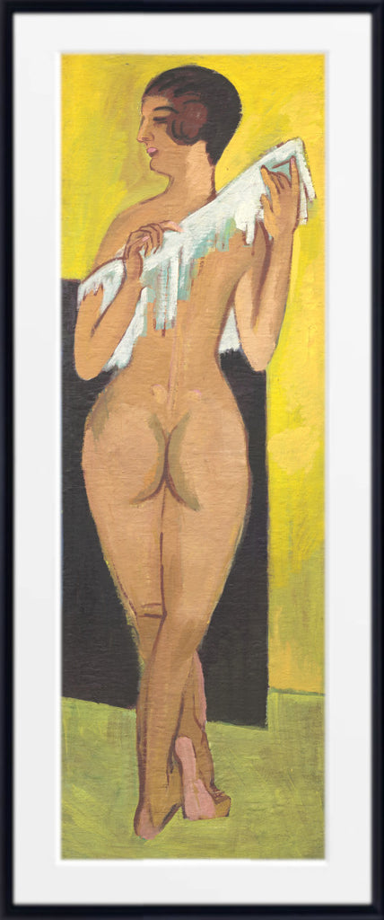 Nude Figure (reverse) (1907) by Ernst Ludwig Kirchner