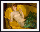 Nude Wearing Pearls, a Howard Chandler Christy Print