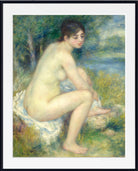 Renoir, Impressionist Fine Art Print, Nude Woman in a Landscape