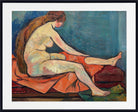 Nude seated in profile, Suzanne Valadon
