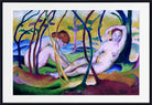 Franz Marc Print, Cows, Nudes under Trees (1911)