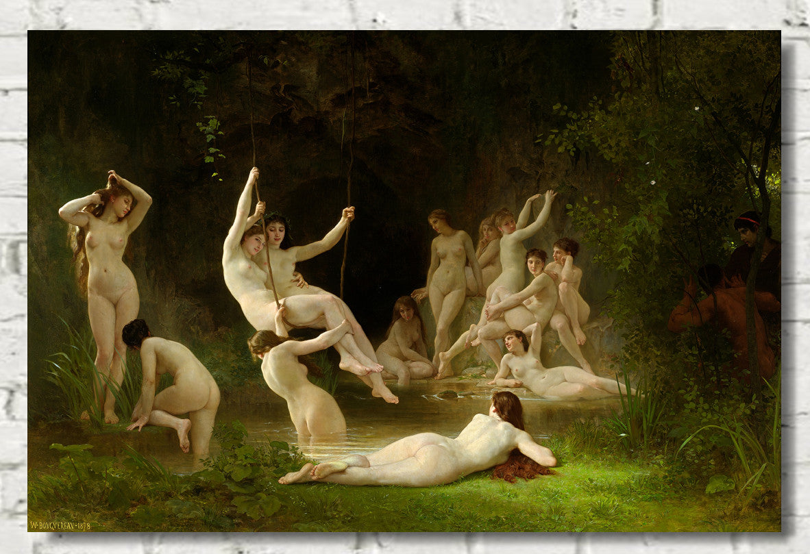 William-Adolphe Bouguereau, Nymphaeum (1878)