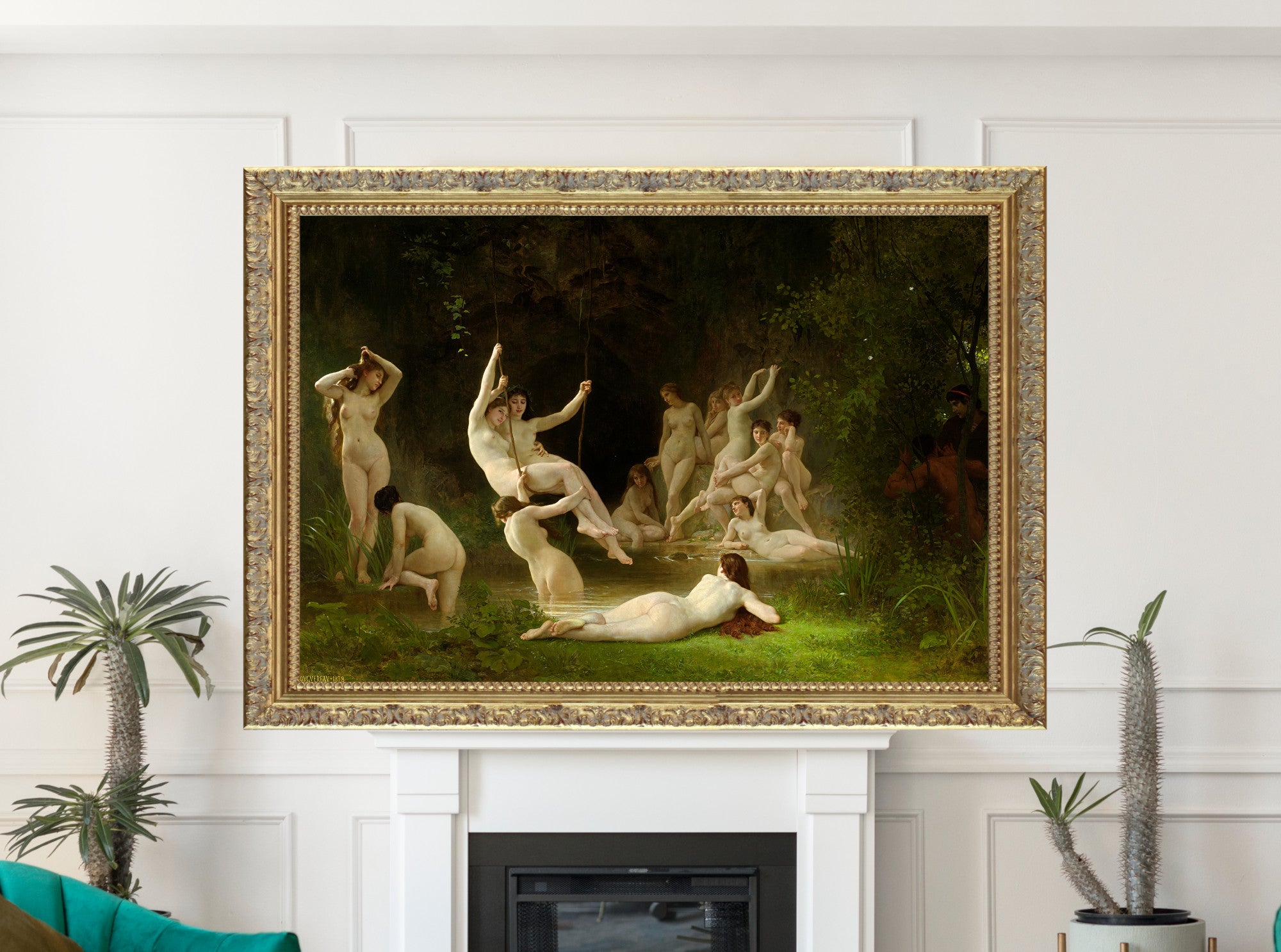 William-Adolphe Bouguereau, Nymphaeum (1878)