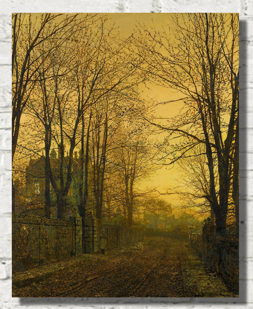 October After Glow (1885), John Atkinson Grimshaw