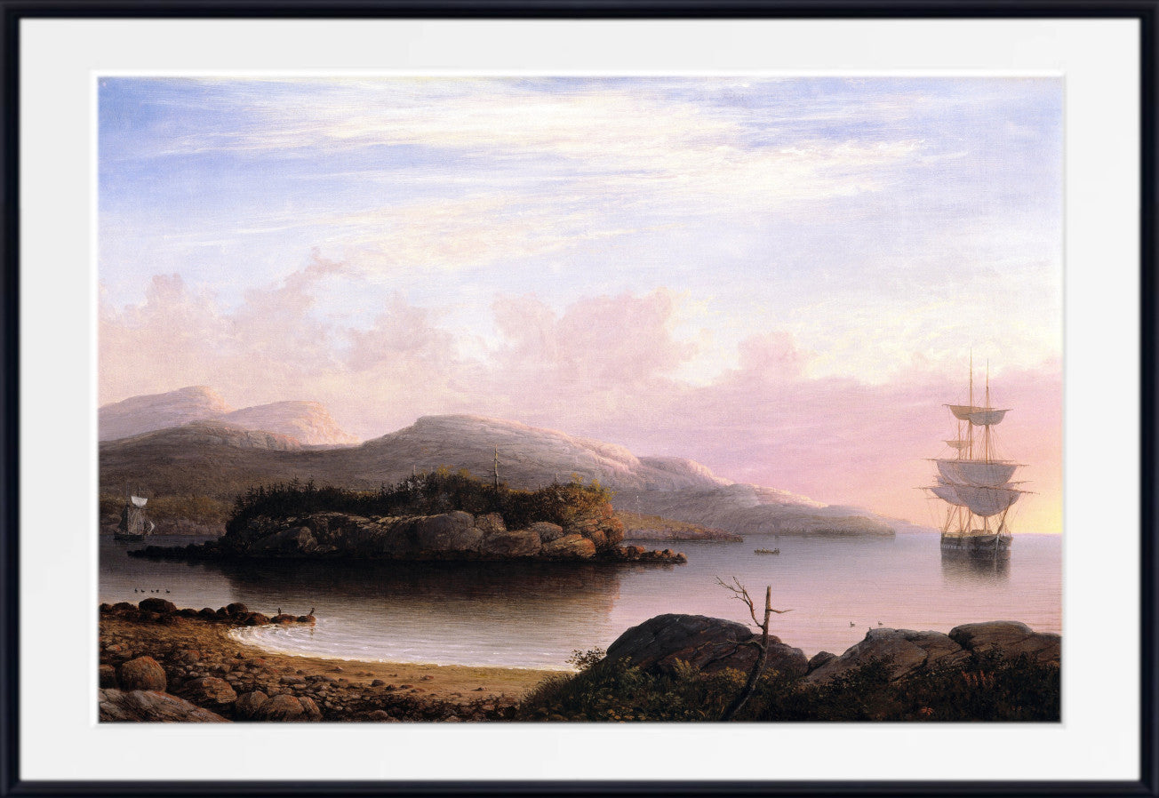 Off Mount Desert Island (1856) by Fitz Henry Lane