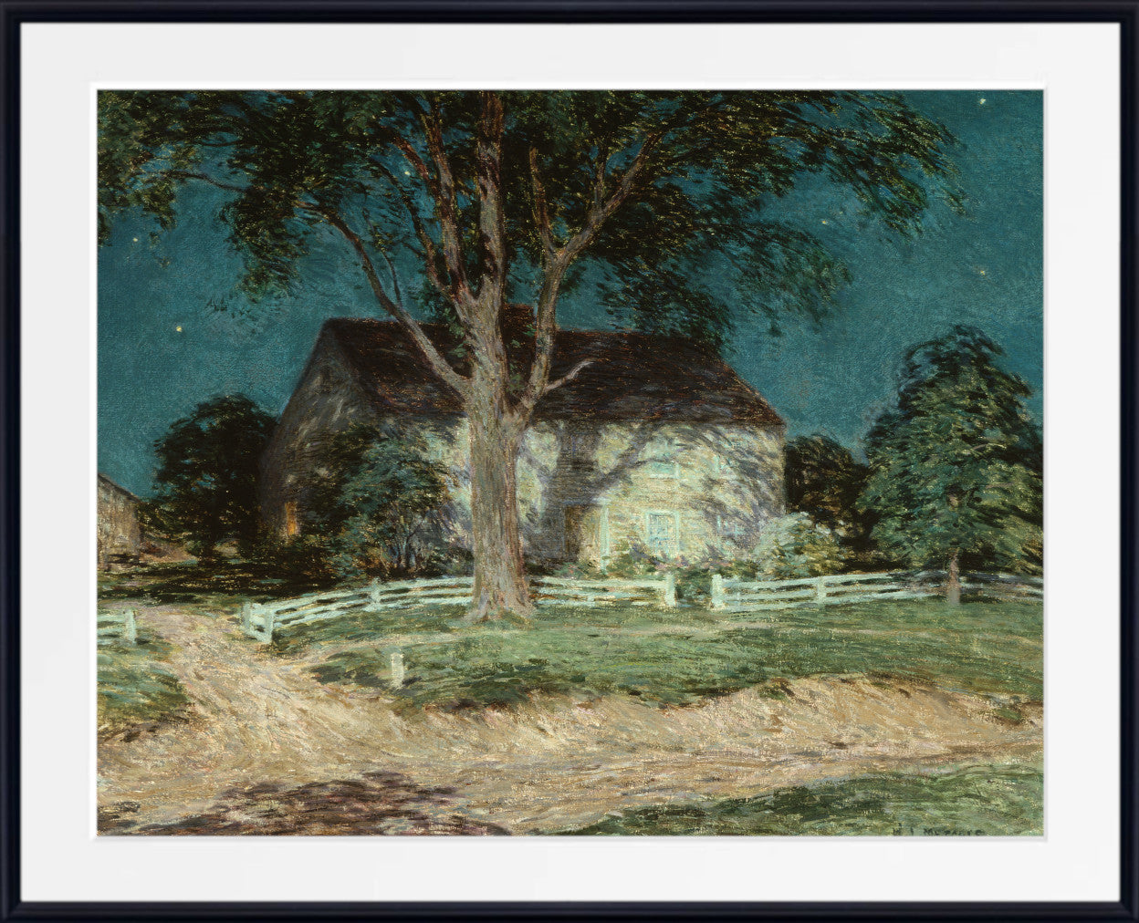 Old Homestead Connecticut by Willard Metcalf