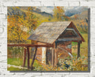 Marie Egner Print, Old Mill in Gastein