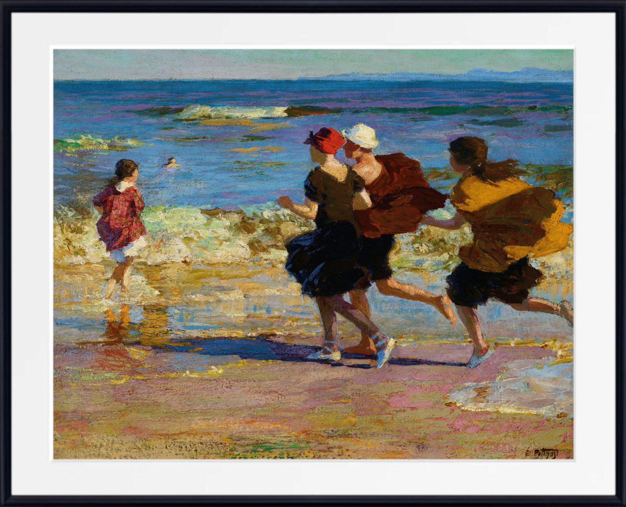 On the Beach by Edward Henry Potthast