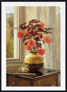Oriental Poppy and Coleus in a Cloisonné vase, Jessica Hayllar Fine Art Print